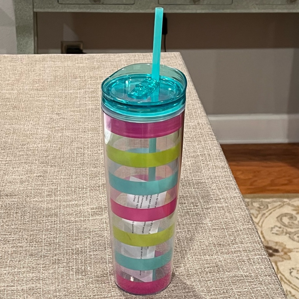 18 oz reusable tumbler NWOT